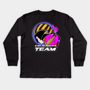 Car Acrobatic Team Kids Long Sleeve T-Shirt